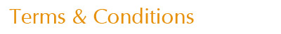 Terms And Conditions
